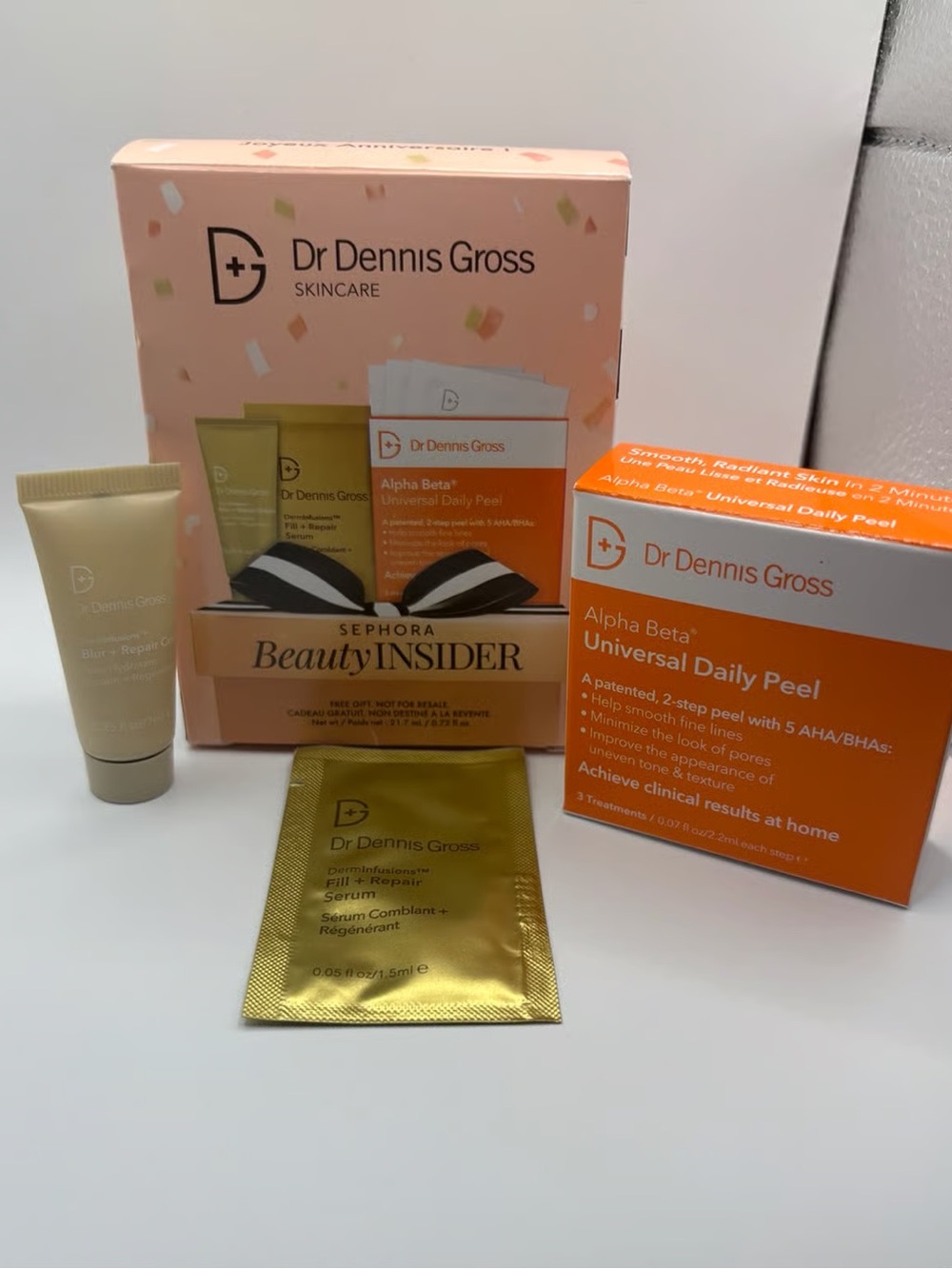 Brand New in Box!! Sephora Beauty Insider Dr Dennis Gross 3-Piece Skincare Set